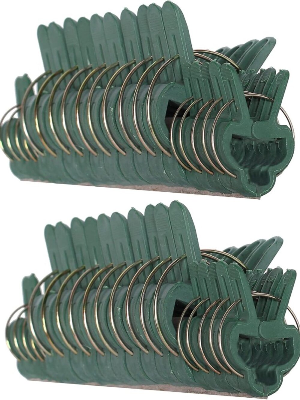 Plant Clips 40 Piece Green Gentle Gardening Plant & Flower Lever Loop Gripper Cl